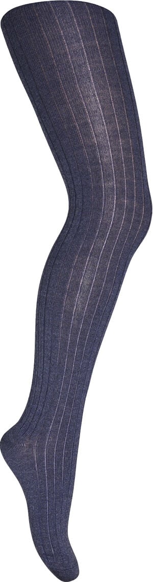 Wool rib tights