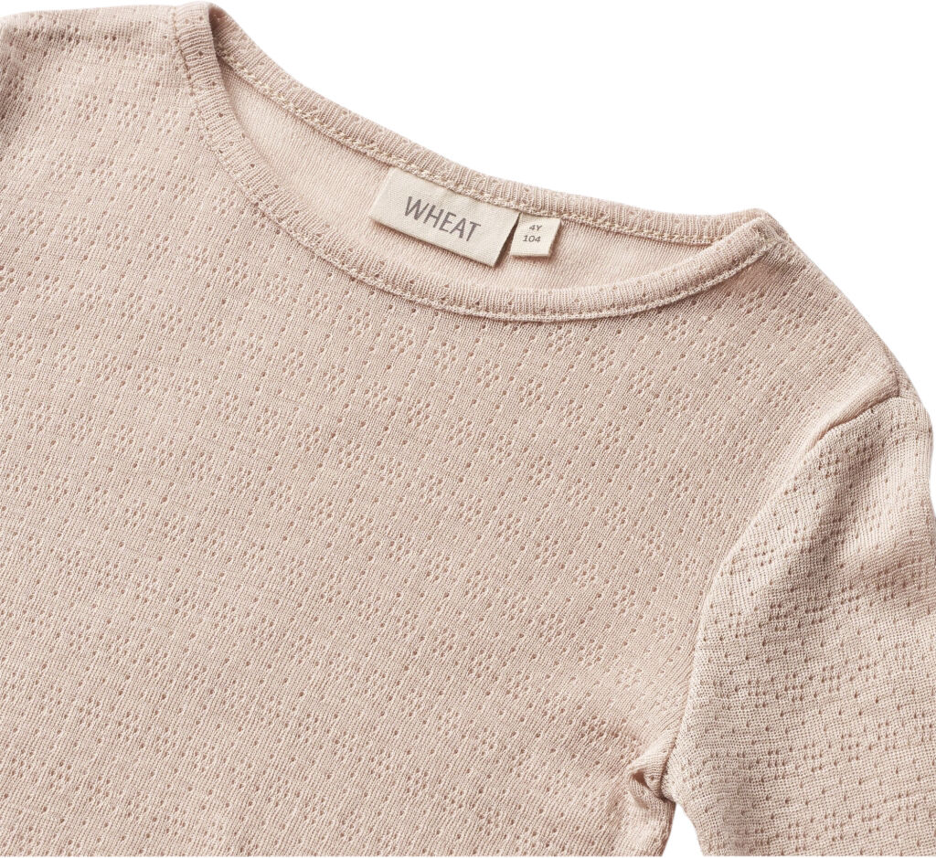 Lang&aelig;rmet Uld T-shirt Alli