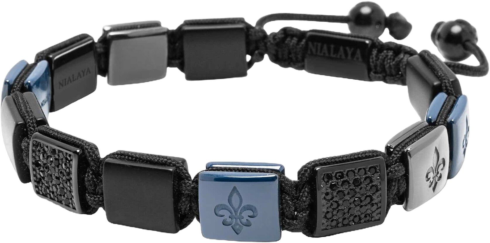 Midnight Onyx Dorje Flatbead Bracelet