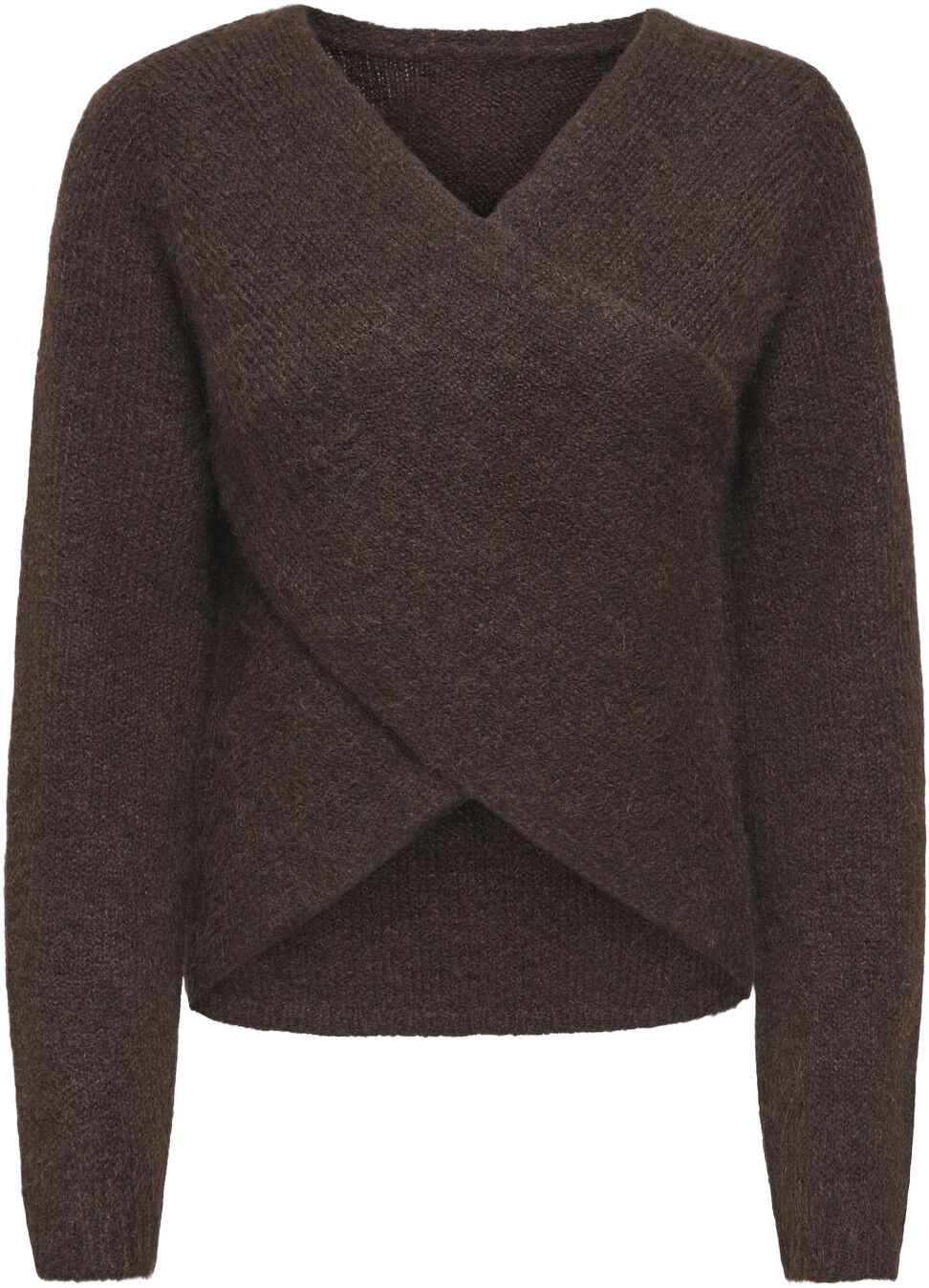 Onlmaggie Ls Cross V-Neck Cc Knt