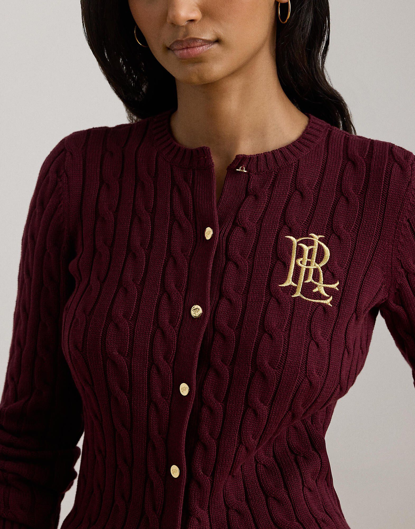 Cable-Knit Cotton Cardigan