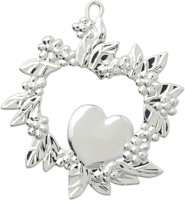 Vildt hjerte H8 forsølvet