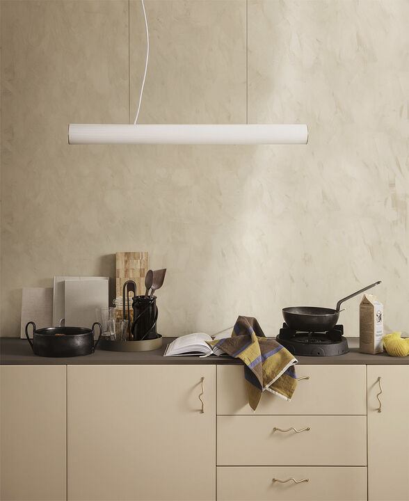 Hale Tea Towel - Lime/Bright Blue/Choco