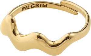 LARKIN ring guldbelagt