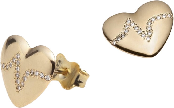 Heartbeat Earrings Large