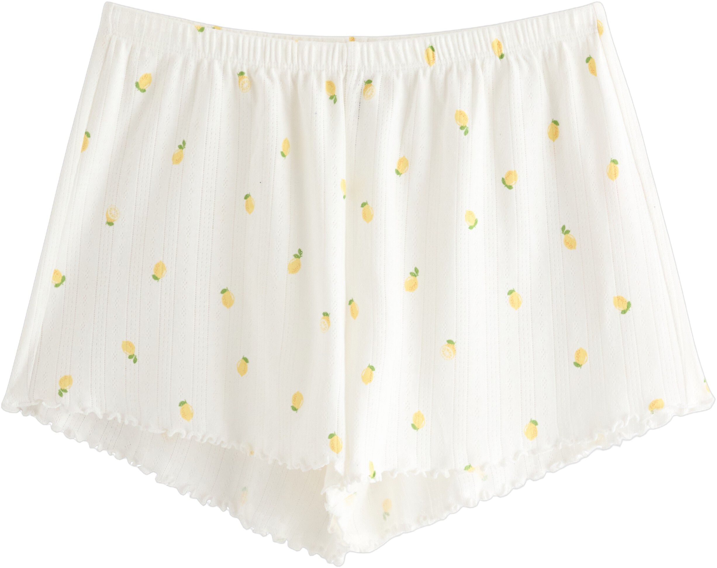 Comfy pyjama shorts in pointelle kn