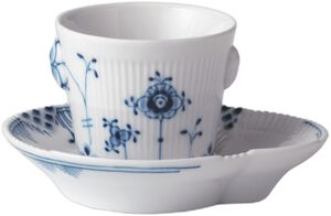 BLÅ ELEMENTS ESPRESSOKOP MED UNDERKOP 9 CL