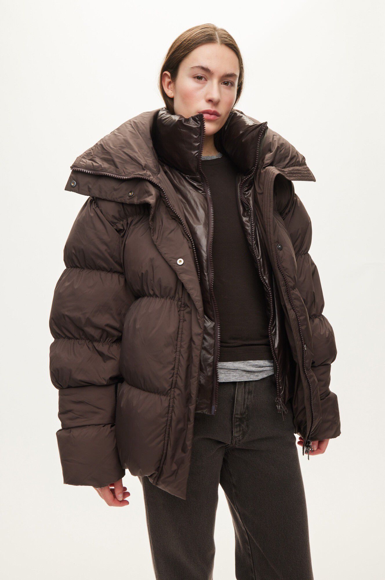 Aki double Collar Jacket