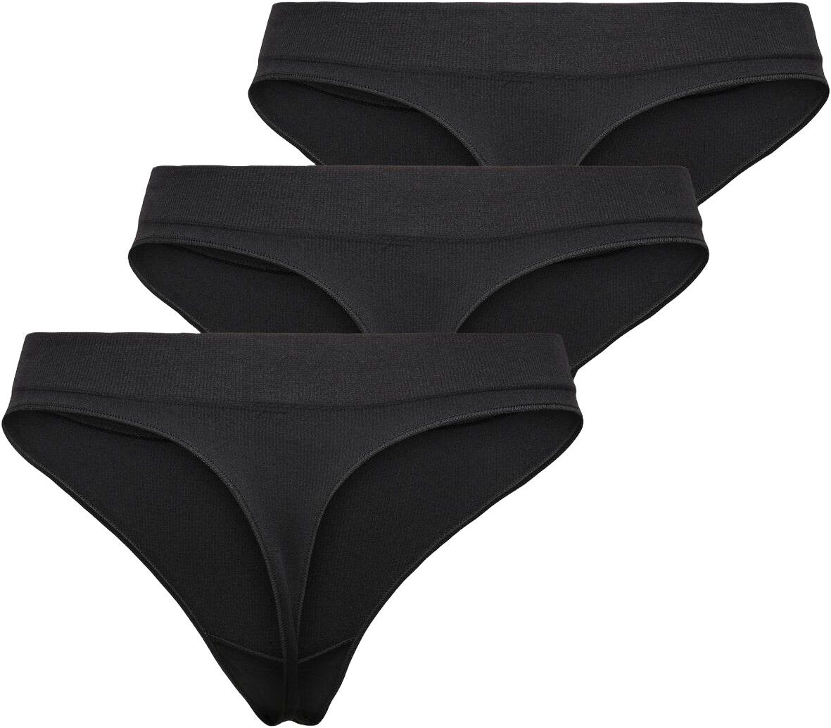ONLVICKY RIB S-LES THONG 3-PACK NOO