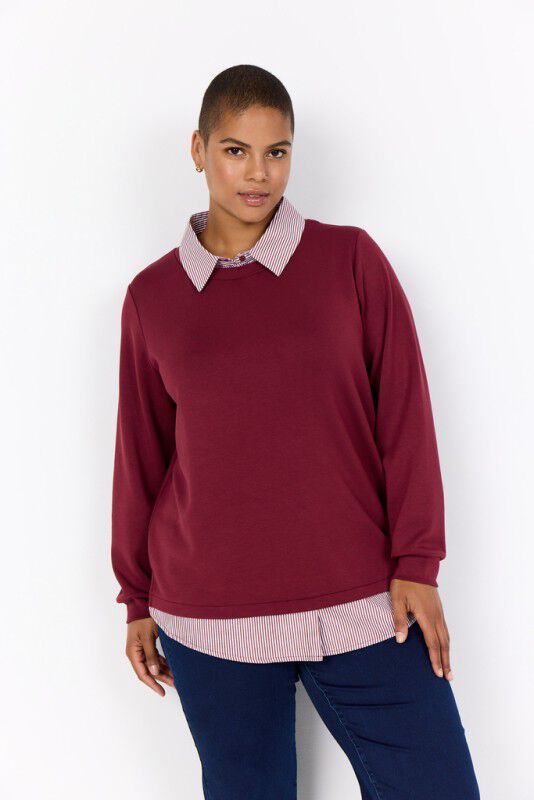 Curvy WA-SABINA 63 Sweatshirt Bordeaux