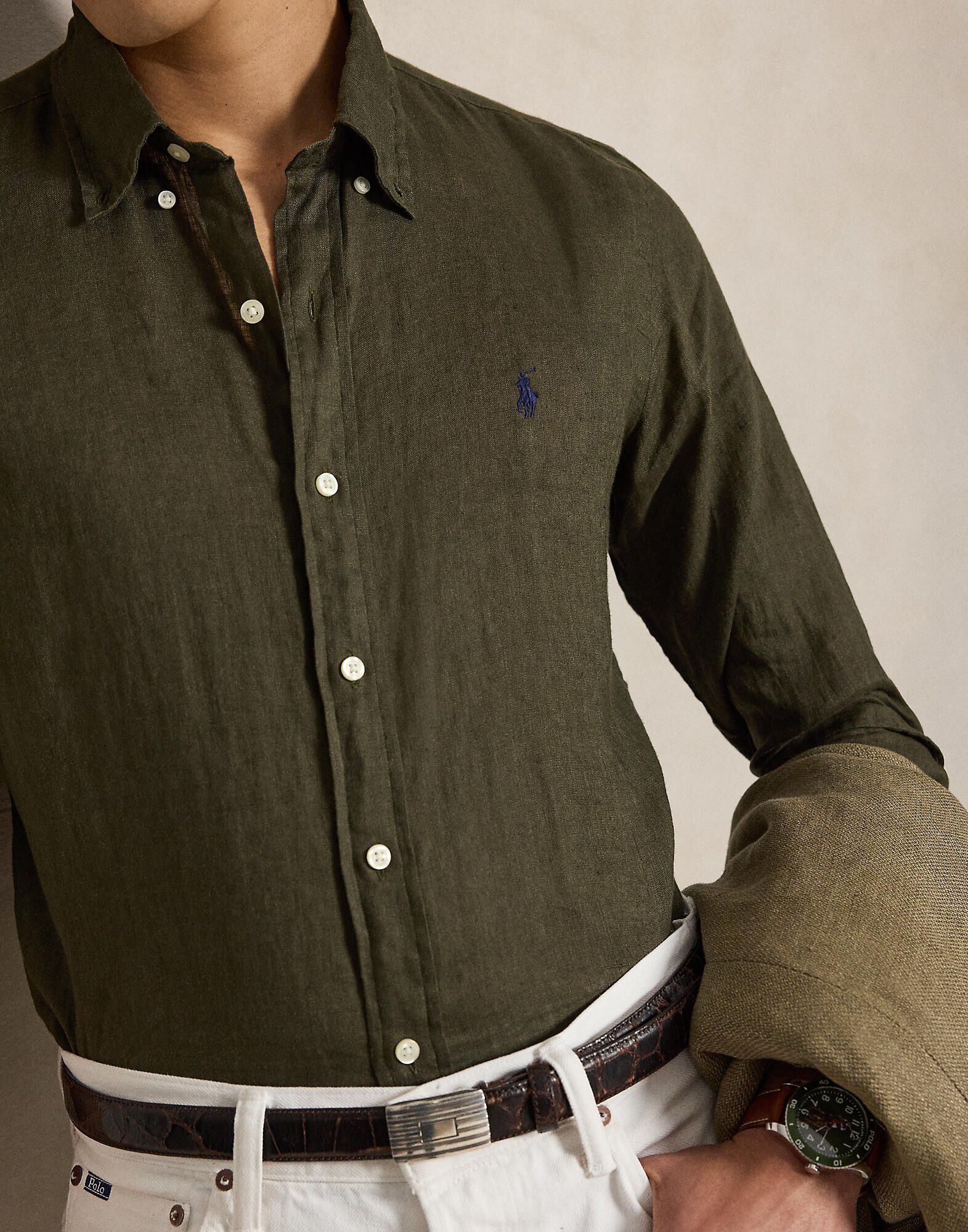 Custom Fit Linen Shirt