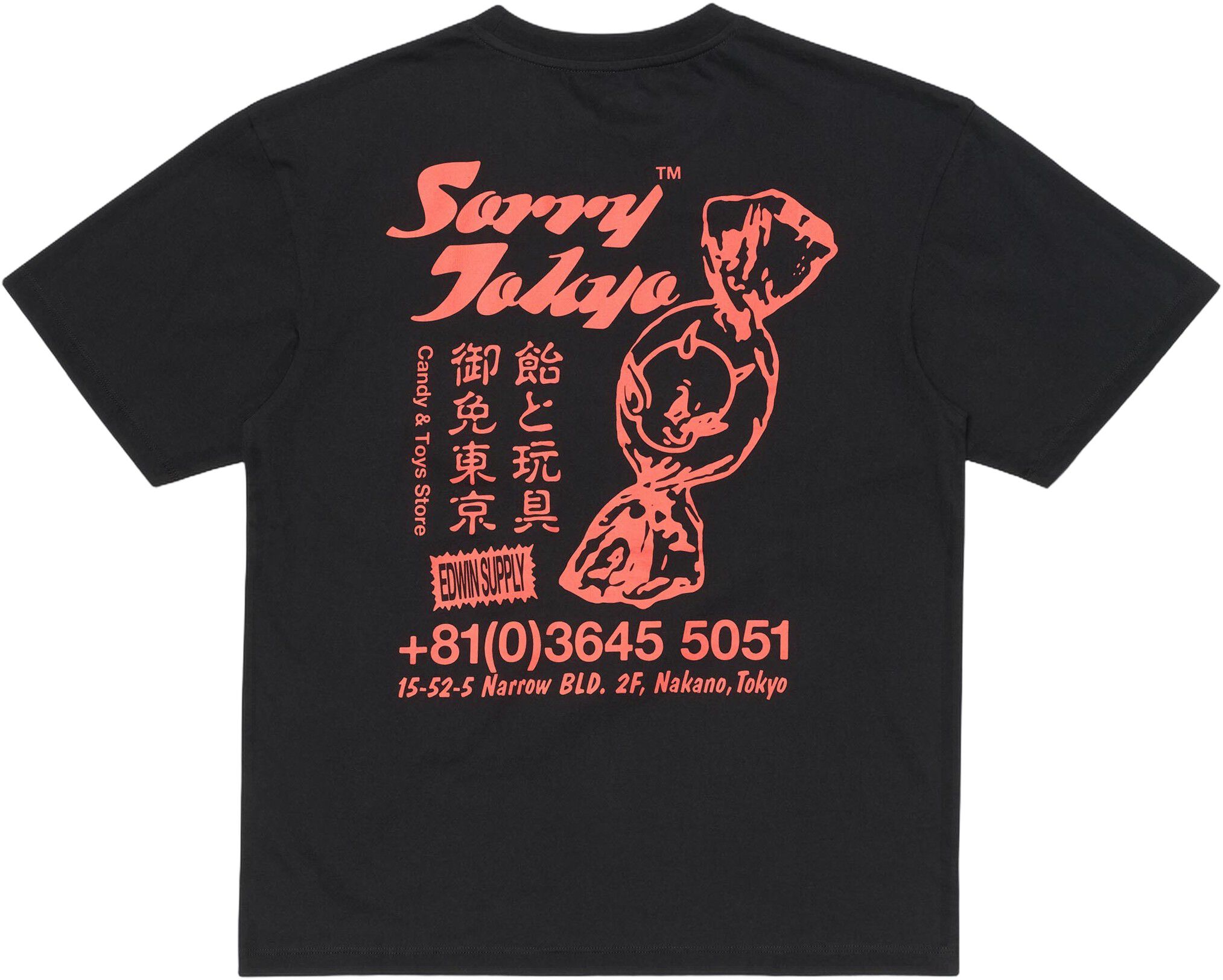 Sorry Tokyo T-Shirt-Black