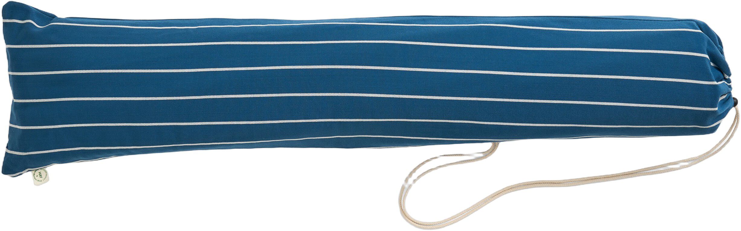 Outdoor Market Sofa Cushion - Blue with beige stripe -