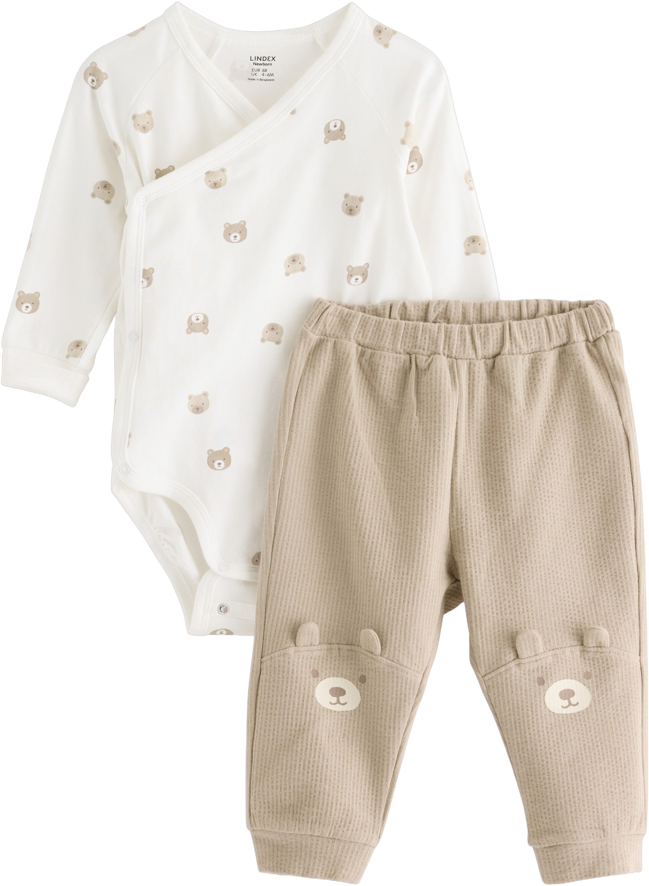 2-delat set med omlottbody och matc