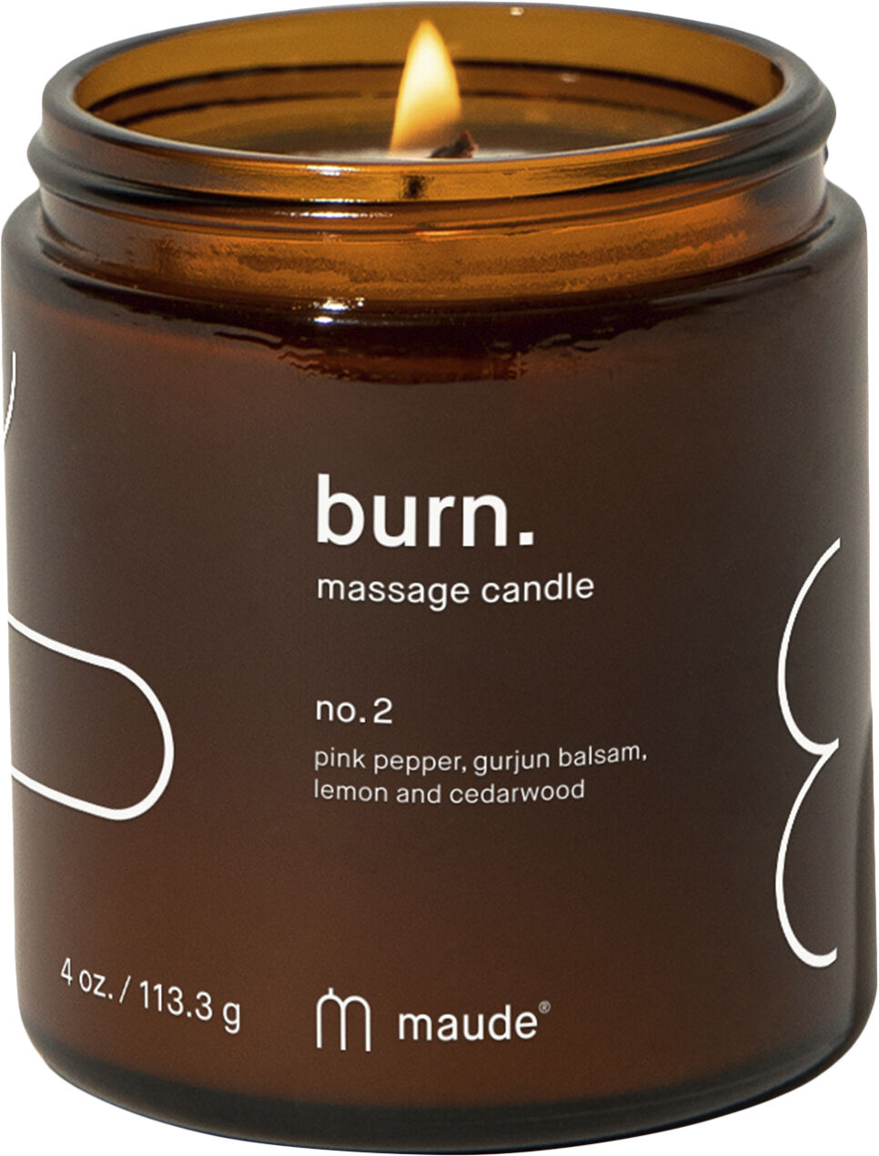Maude - Burn massagelys no. 2