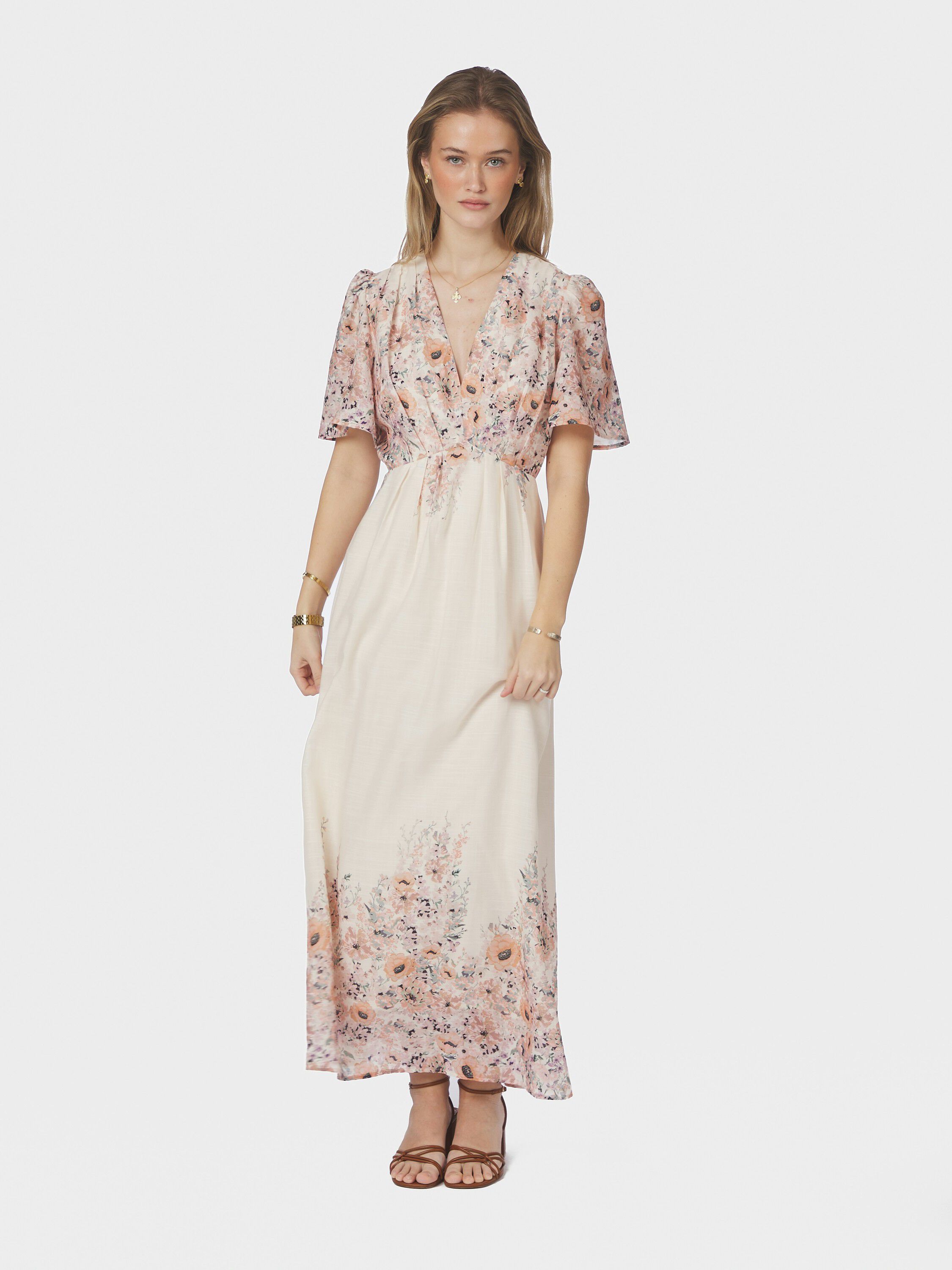 Serna Flower Print Dress