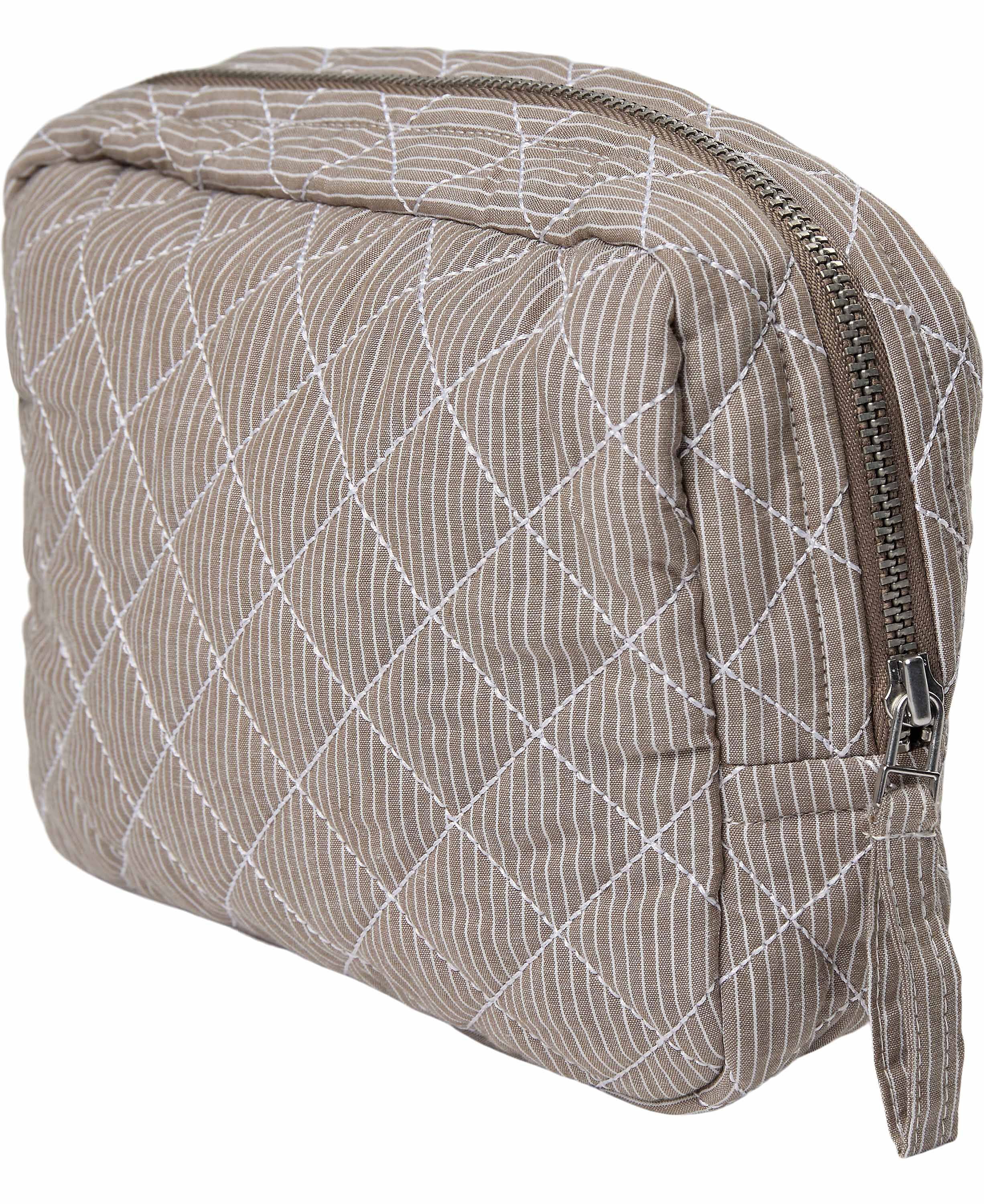 Moira 3 makeup bag Fossil Stripe XS