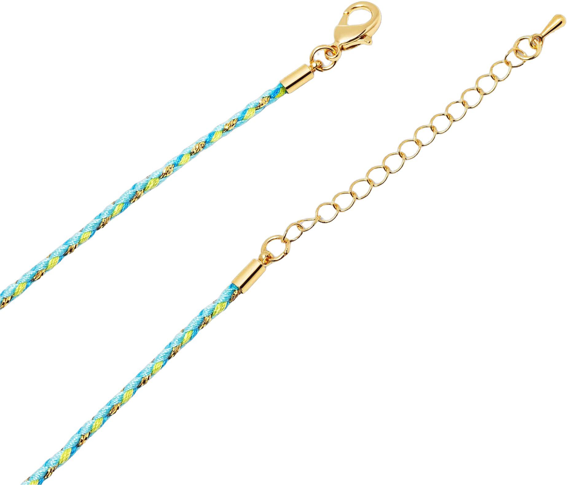 Women's Green Evil Eye Pendant Necklace