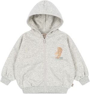 LOU SWEAT ZIP HOOD GOTS