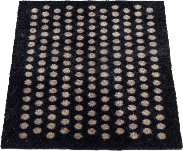 Måtte 40x60 cm, dot sort/sand