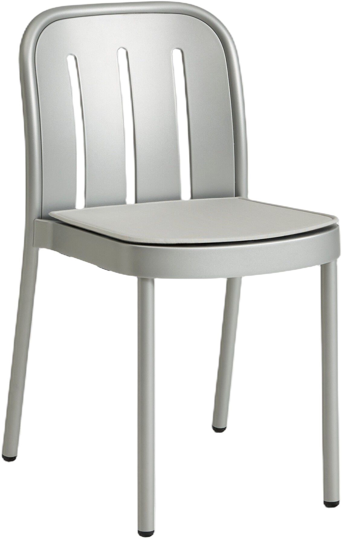 Deville Chair-Silver grey powder co