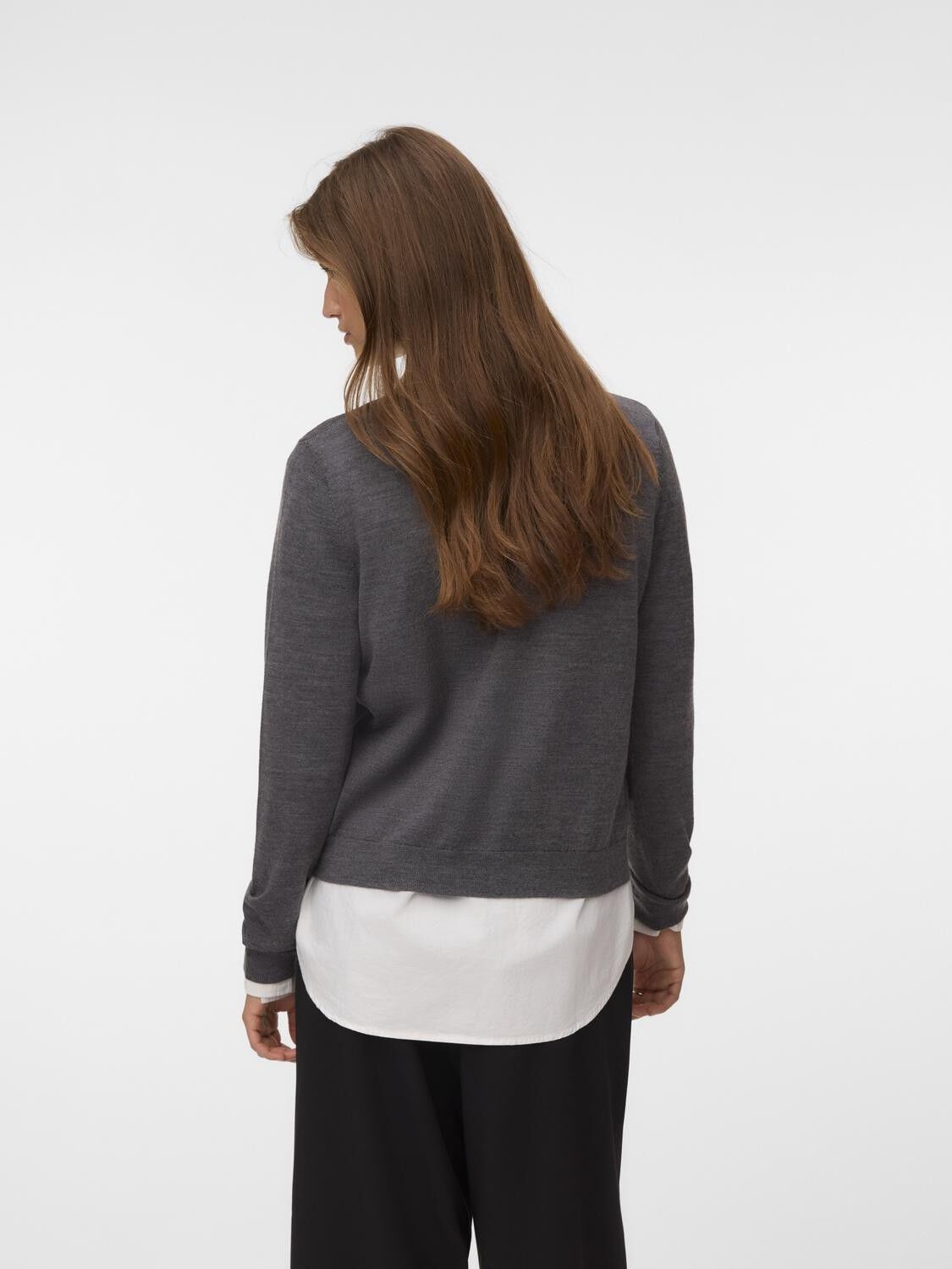 Awcara Ls O-Neck Wool Cardigan Noos