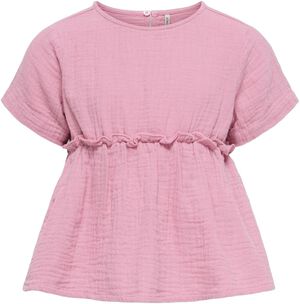 KMGTHYRA LIFE S/S TOP WVN NOOS