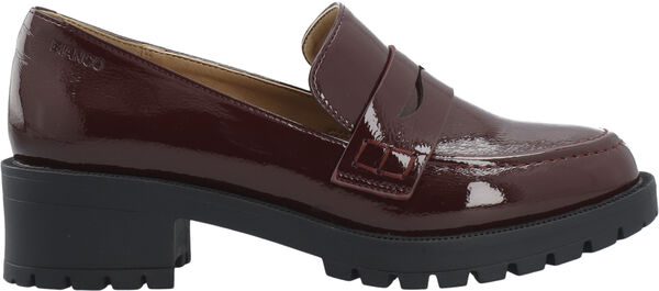 BIAPEARL Simple Penny Loafer Patent Aquarius