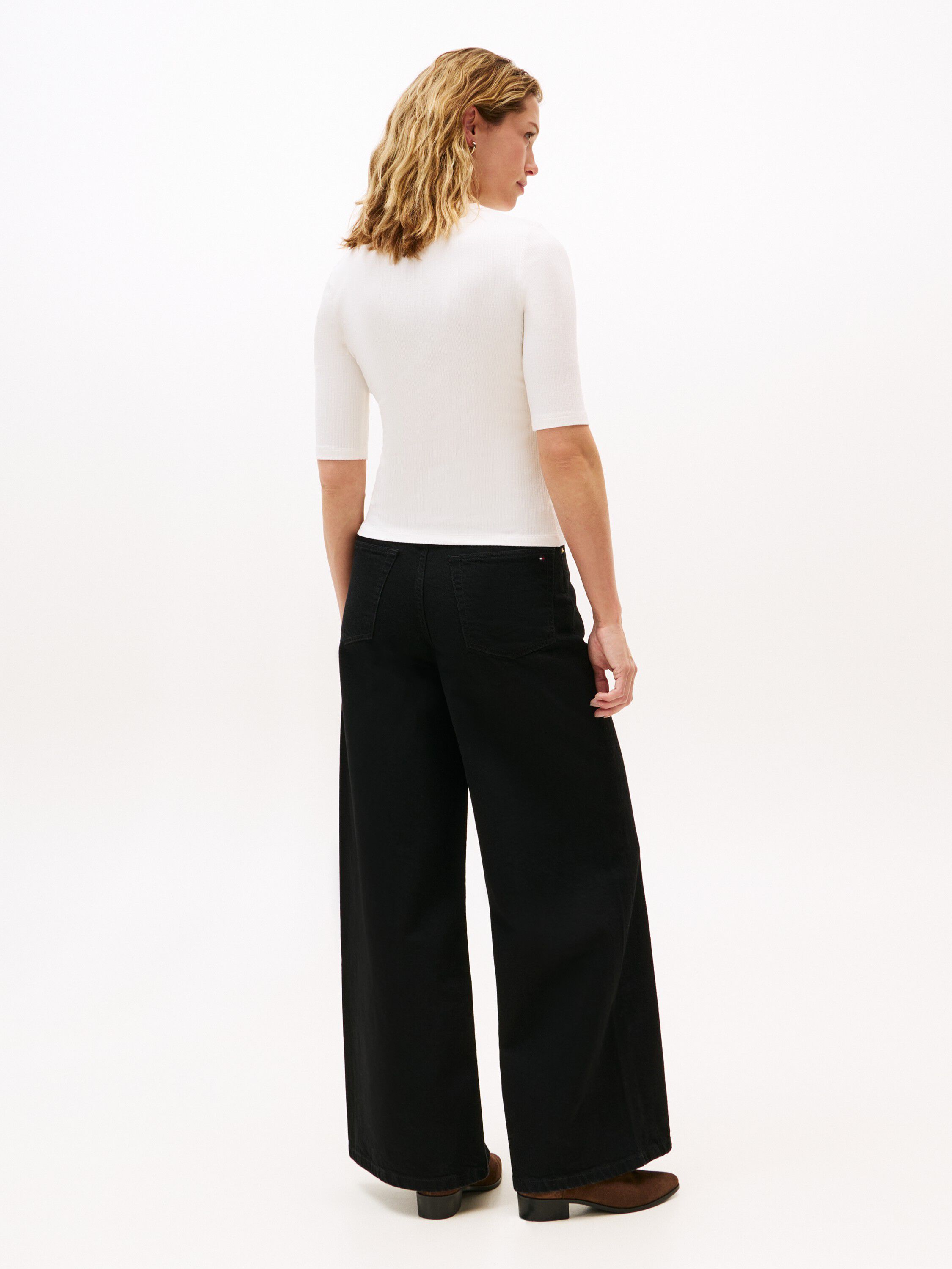 SLIM 5X2 RIB C-NK 1/2 SLV