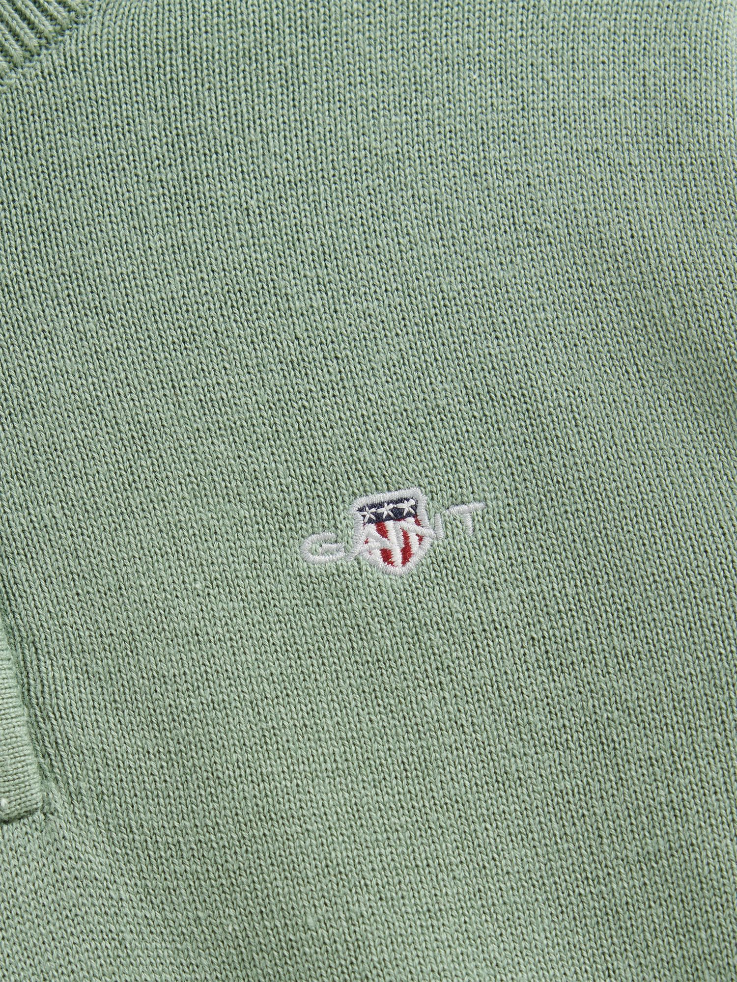 Shield Cotton Half Zip Sweater