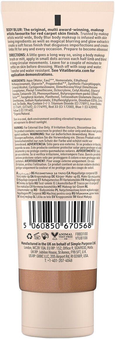 Body Blur Medium 100 ml.