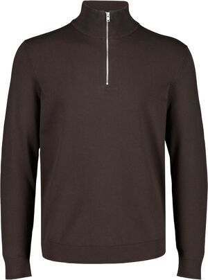 Soft viscose blend half zip