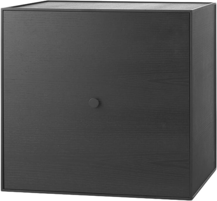 Frame 49 med låge og hylde - Sortbejdset Ask