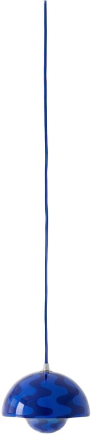 Flowerpot Pendant VP10 Ø16 cm Cobalt Blue & Twilight Blue pa