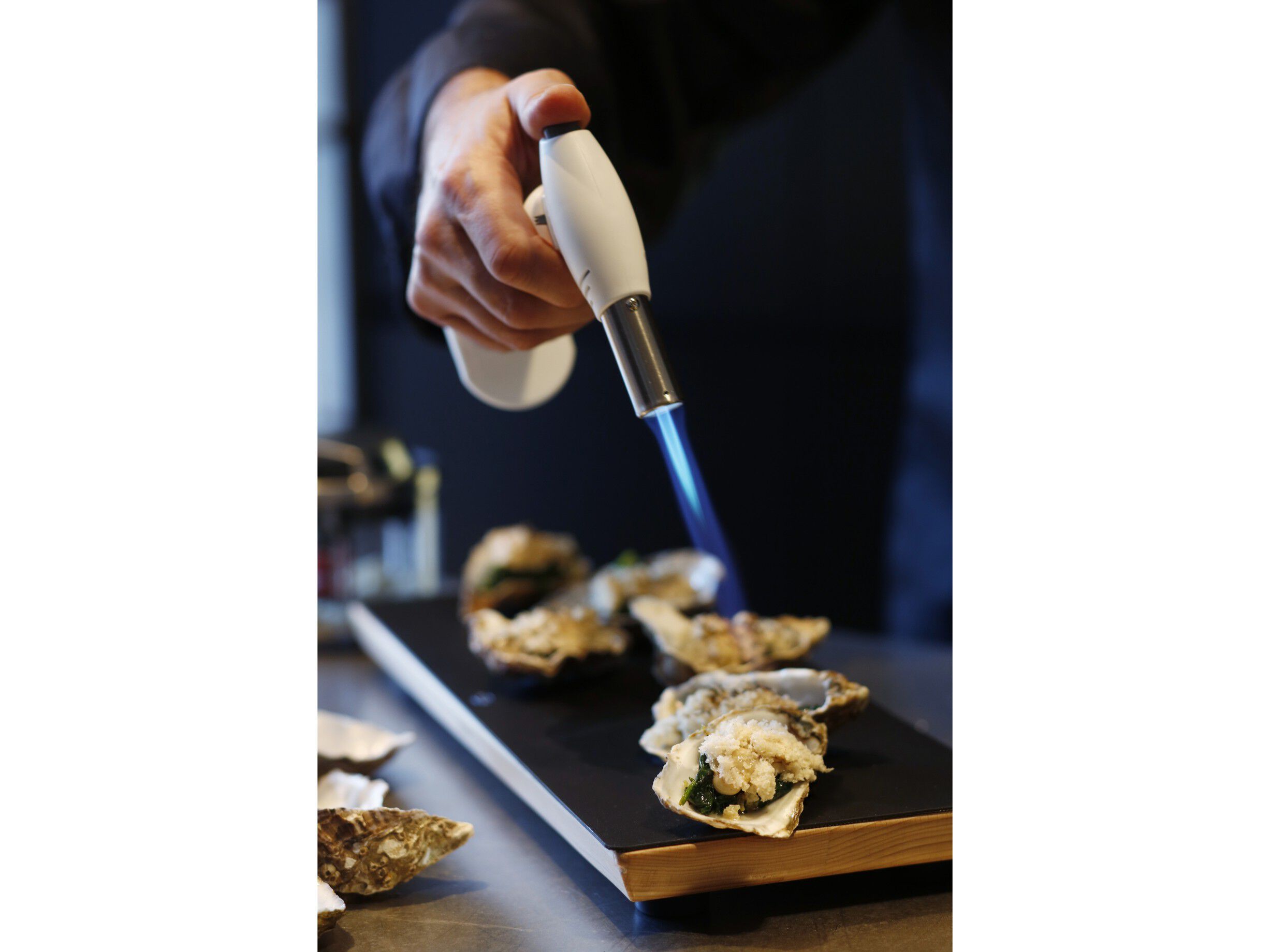 Gassbrenner 17 cm St&aring;l/Hvit/Plast