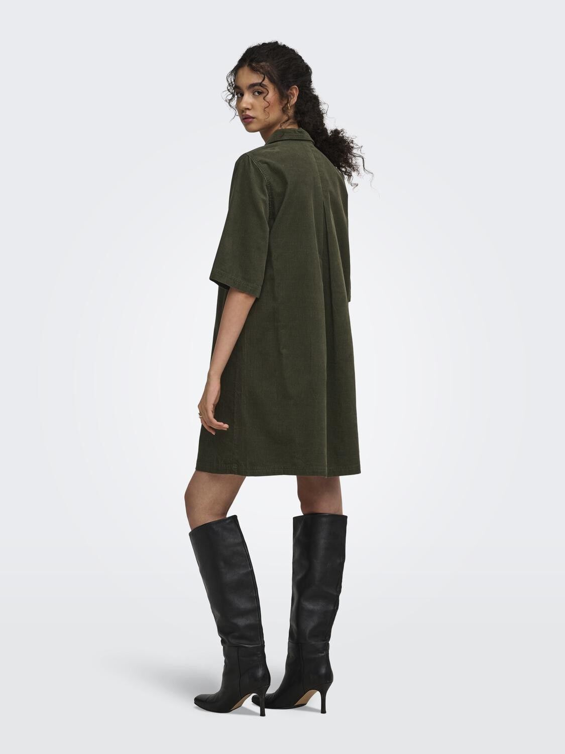 Onlgry-Nessa S/S Cord Dress Pnt