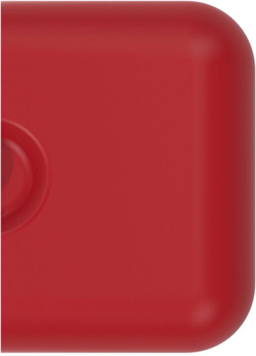 Lunchbox - Stone Finish - Hot Red