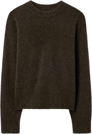 wool yak crewneck sweater