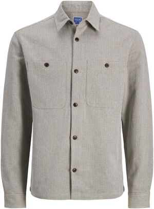 JPRBLURAYLE LINEN BL. SOLID LS SHIR