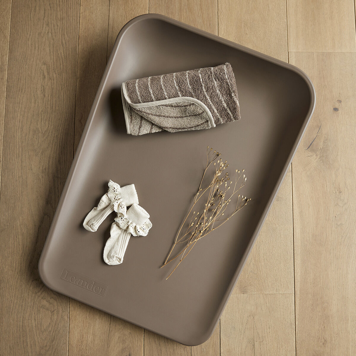 Leander Topper til puslepude, Woodland, &Oslash;kologisk bomuld, Mo