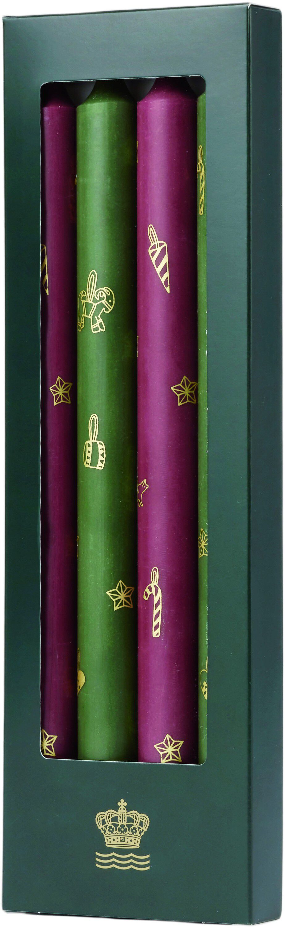 Stjerner Riflet Jul lys 4 stk.