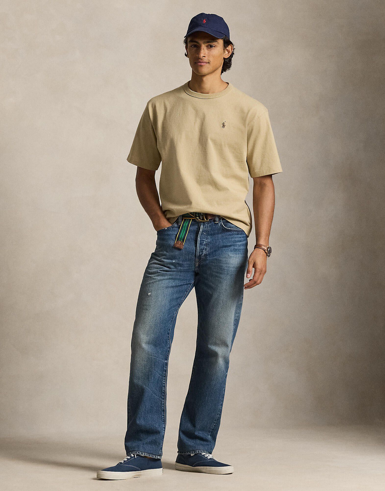 Relaxed Fit Jersey Crewneck T-Shirt