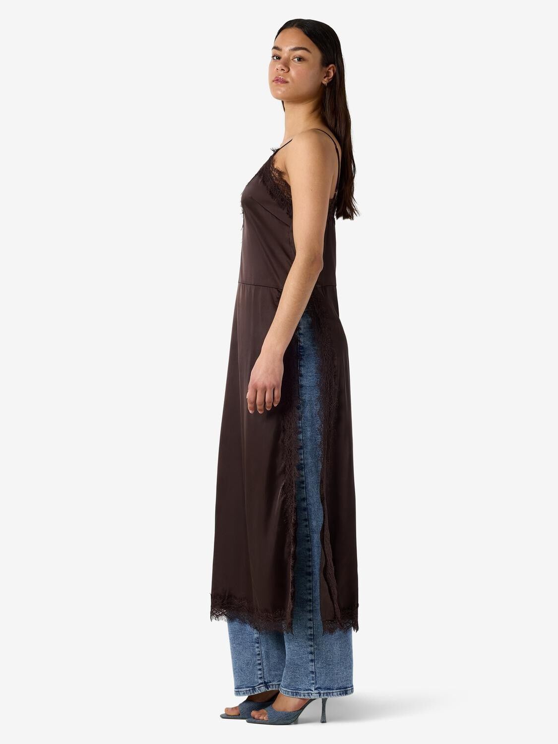 Nmlouise Sl Strap Lace Dress Wvn