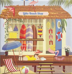 LITTLE BEACH SHOP - puslespil med 150 brikker