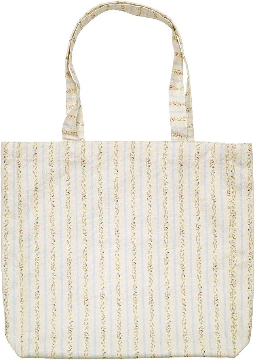 Canvas Totebag Summer Stripes Blue