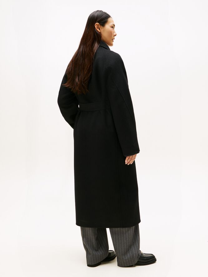 DF WOOL REG BELTED MAXI COAT