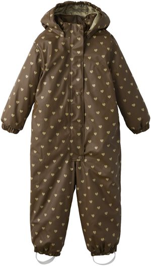 NMFLADRY10 PAD SNOWSUIT AOP FO LIL