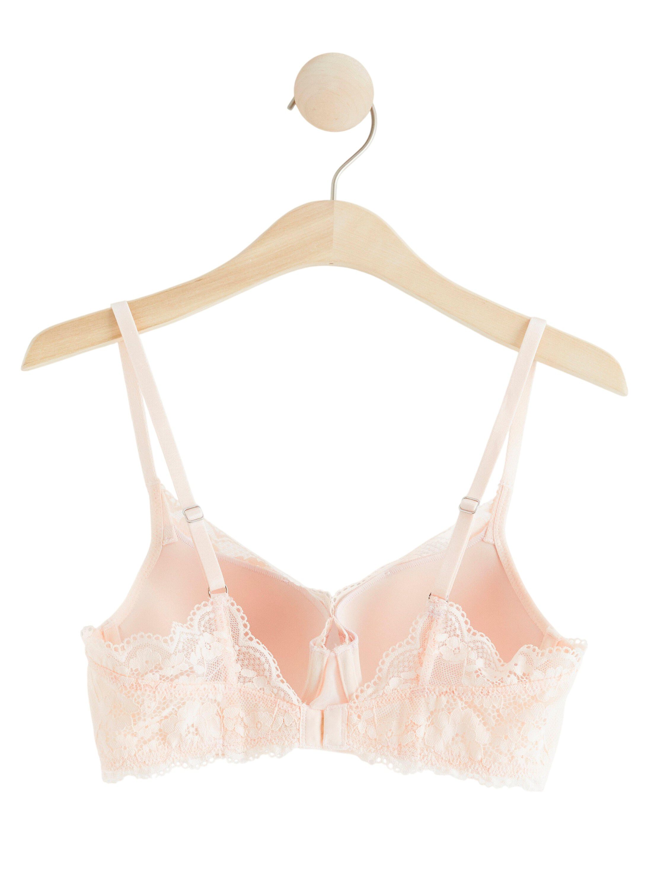 Lilja t-skjorte-BH med blonder