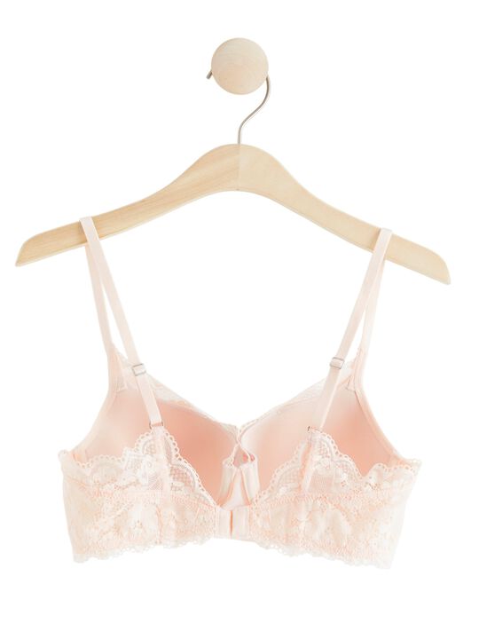 Lilja t-skjorte-BH med blonder