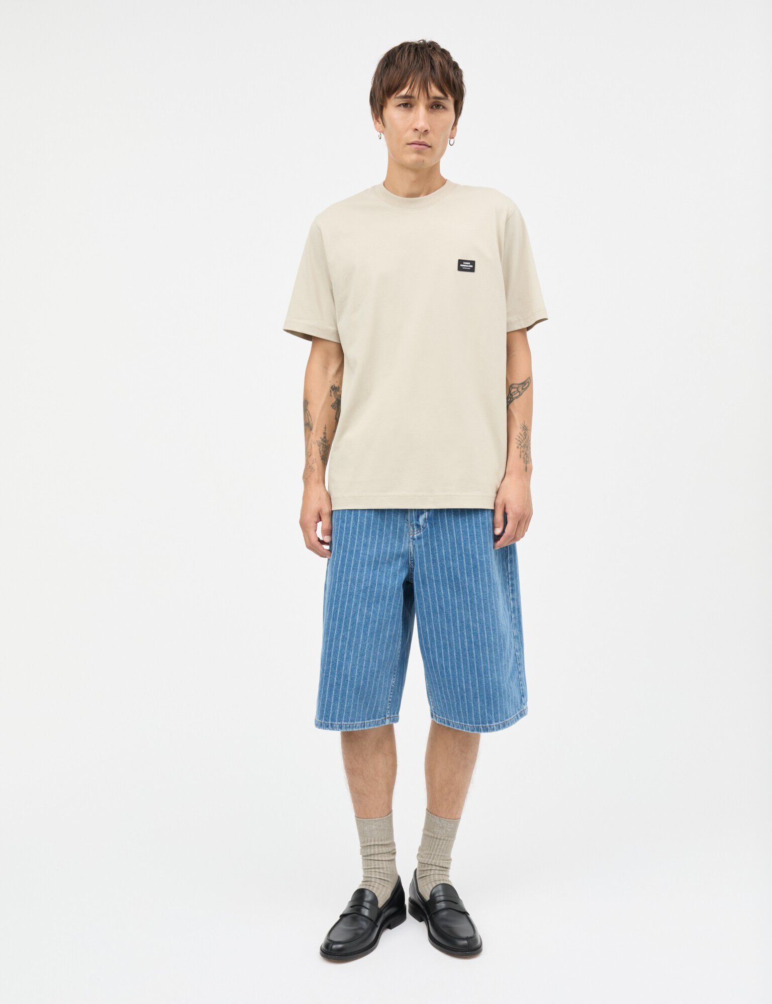 Cotton Jersey Frode Patch Tee